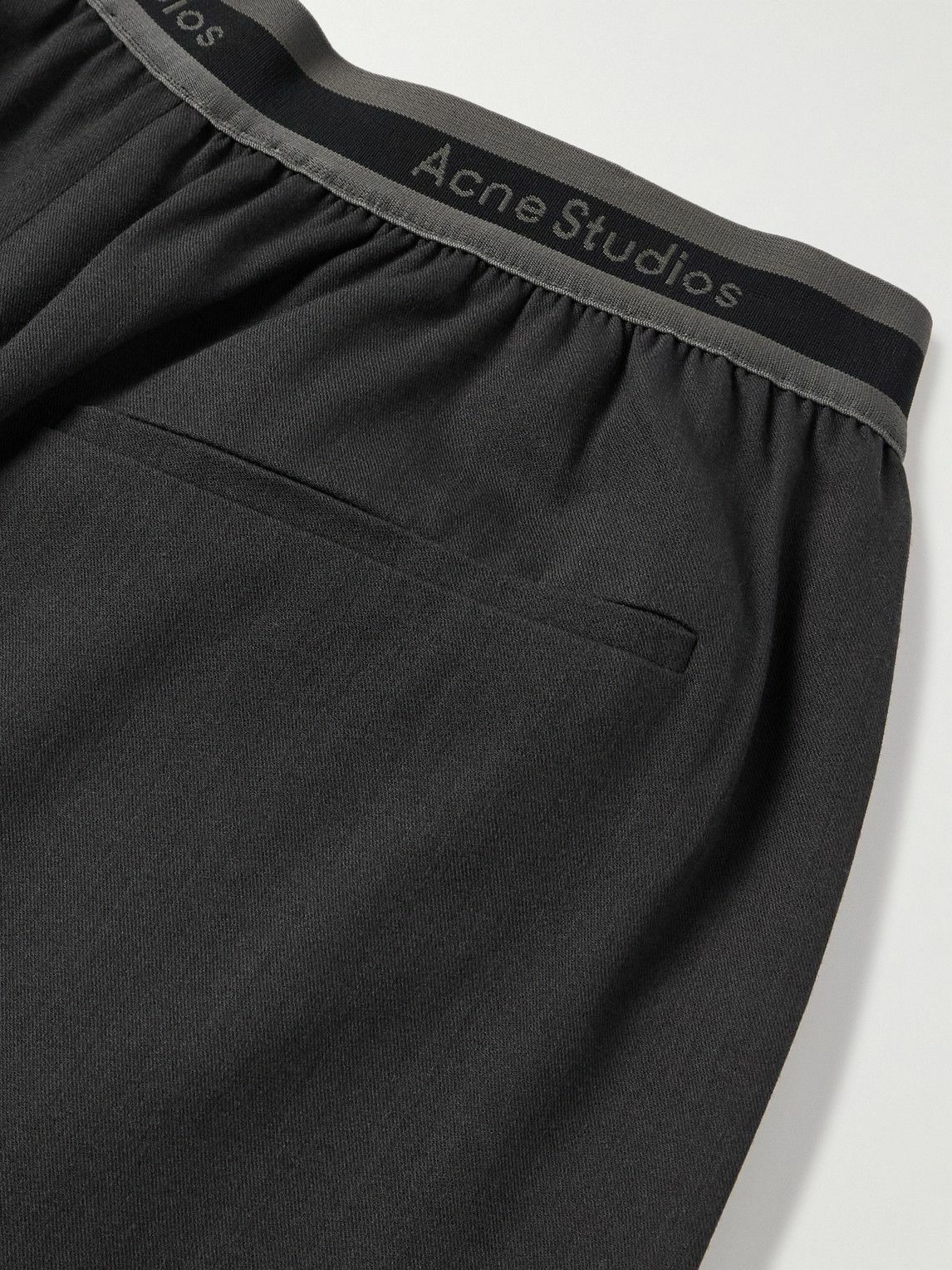 Acne Studios - Pimono Straight-Leg Pleated Gabardine Trousers - Gray