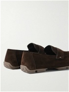 Berluti - Suede Loafers - Brown