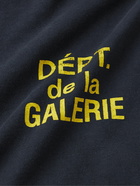 Gallery Dept. - Logo-Print Cotton-Jersey T-Shirt - Blue