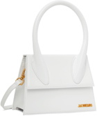 JACQUEMUS White 'Le Grand Chiquito' Top Handle Bag