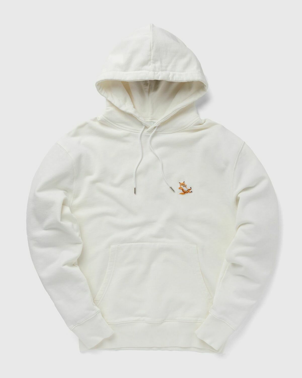 Maison Kitsune Chillax Fox Patch Classic Hoodie White Hoodies