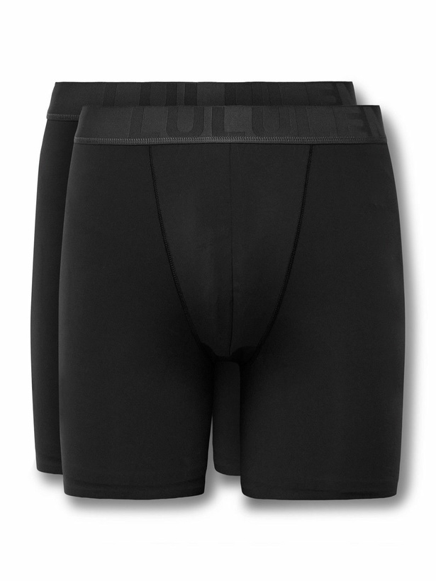 Photo: Lululemon - Built to Move Two-Pack Luxtreme™ Boxer Briefs - Black