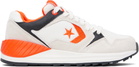 Converse Off-White & Orange Wave Trainer Low Top Sneakers