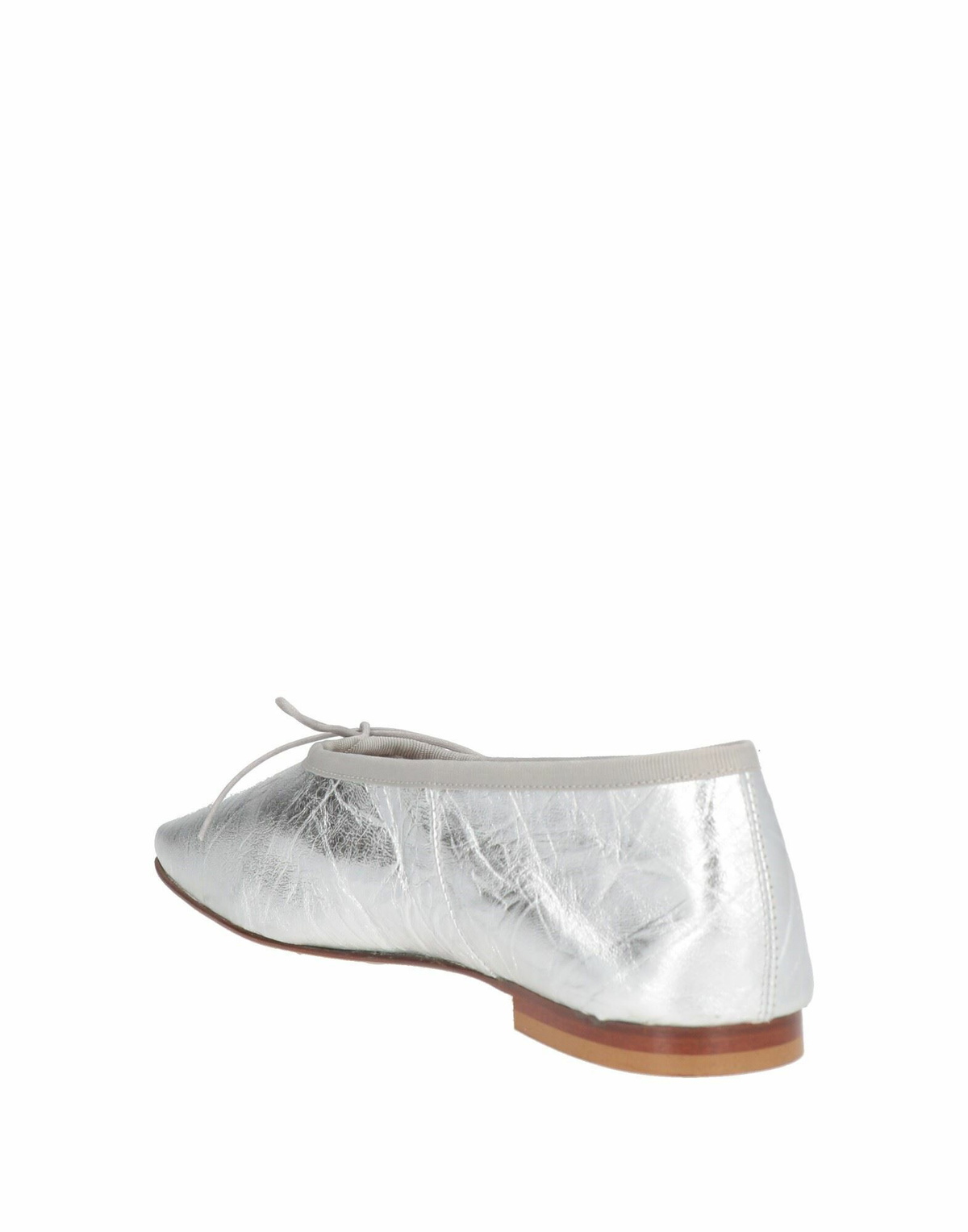 Mansur Gavriel Square Toe Ballerina Womens Ballet flats in Silver