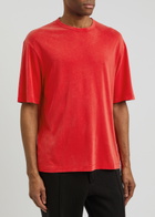 Officine Générale Benny Jersey T-shirt Red