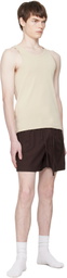 Entire Studios Brown Pajama Shorts