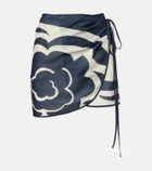 SIR Lilou printed cotton beach cover-up