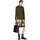 Dries Van Noten Khaki Curtain Shirt