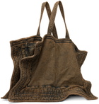 Y/Project Beige Maxi Wire Cabas Denim Tote