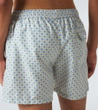 Fedeli Madeira printed swim trunks