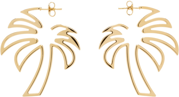 Photo: Palm Angels Gold Palm Earrings