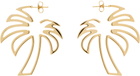 Palm Angels Gold Palm Earrings