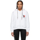 Kenzo White Limited Edition Valentines Day Lucky Tiger Hoodie
