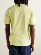 C.P. Company - Resist-Dyed Logo-Print Cotton-Jersey T-Shirt - Yellow