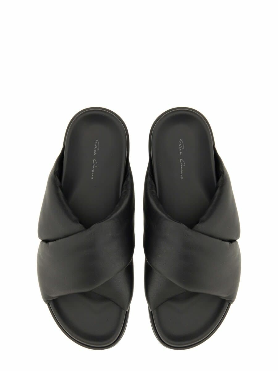 Rick Owens Leather Slide Sandal Rick Owens