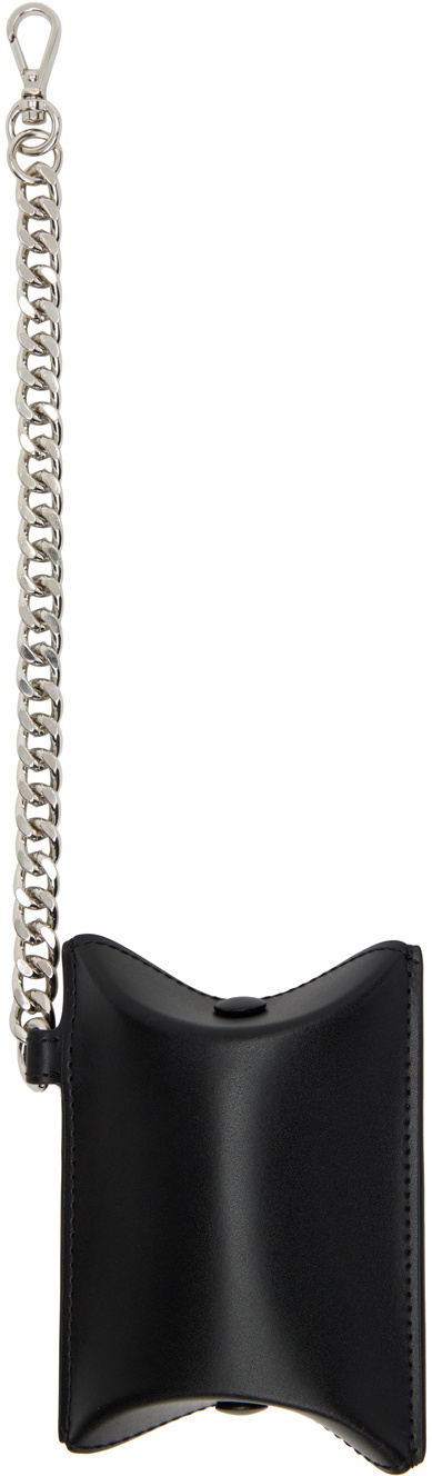 MM6 Maison Margiela Black Chain Belt & Pouch Set