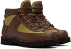 Danner Brown & Yellow Feather Light Boots