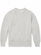 Abc. 123. - Logo-Detailed Cotton-Blend Jersey Sweatshirt - Gray