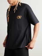 Off-White - Skate Logo-Print Cotton-Jersery T-Shirt - Black