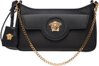 Versace Black 'La Medusa' Leather Mini Bag