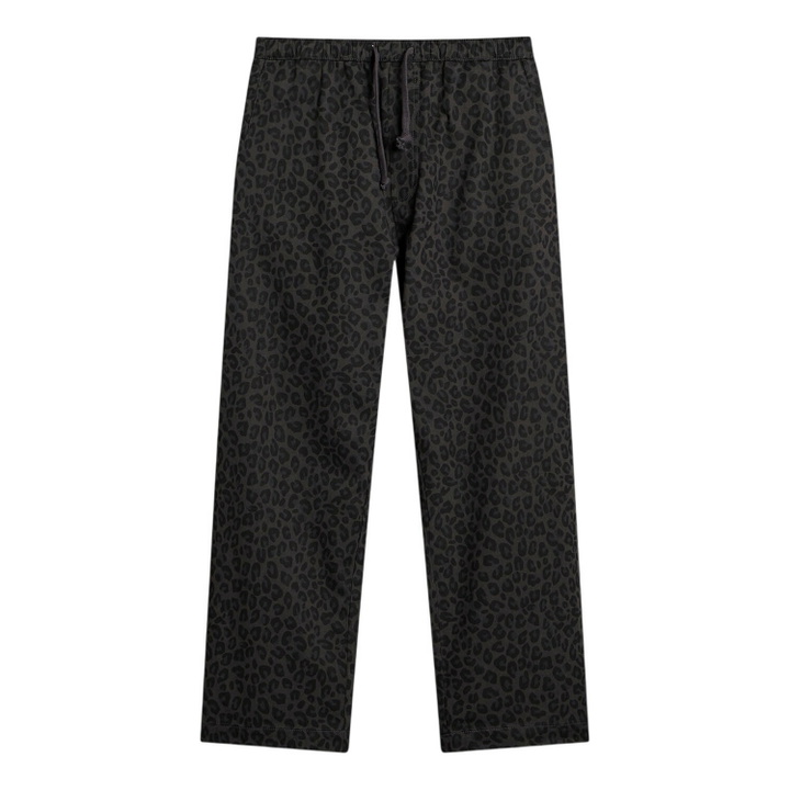 Photo: Service Works Men's Patterned Easy Chef Pants in Black Leopard
