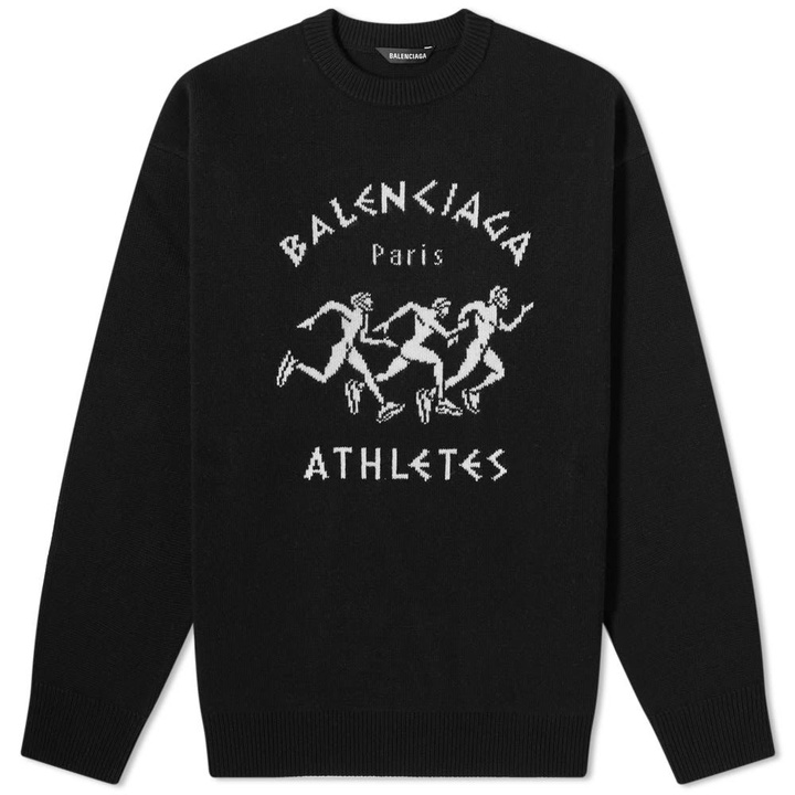 Photo: Balenciaga Marathon Intarsia Crew Knit