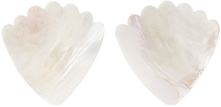 Gohar Off-White Mother of Pearl Coquille Dish Set