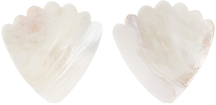 Photo: Gohar Off-White Mother of Pearl Coquille Dish Set