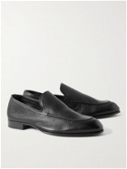 Brioni - Full-Grain Leather Loafers - Black