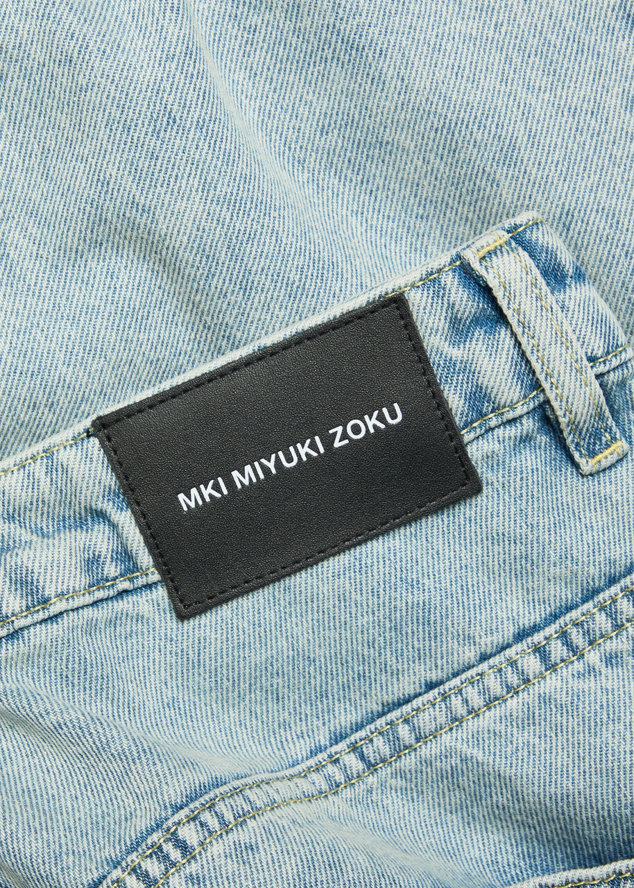 Mki Miyuki Zoku Classic Straight-leg Jeans Light Blue