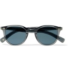 Garrett Leight California Optical - Hampton X Round-Frame Acetate Sunglasses - Gray