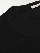 Moncler Genius - Gentle Monster Logo-Appliquéd Cotton-Jersey T-Shirt - Black