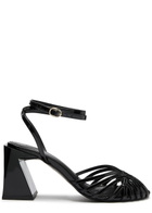 Alohas Jessa 90 Patent Leather Sandals Black