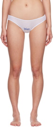 Di Petsa White Wet Script Briefs