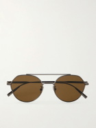 Dior Eyewear - DiorBlackSuit R6U Aviator-Style Gold-Tone Sunglasses