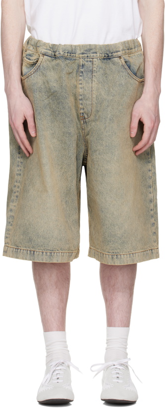 Photo: Entire Studios Blue Spar Denim Shorts