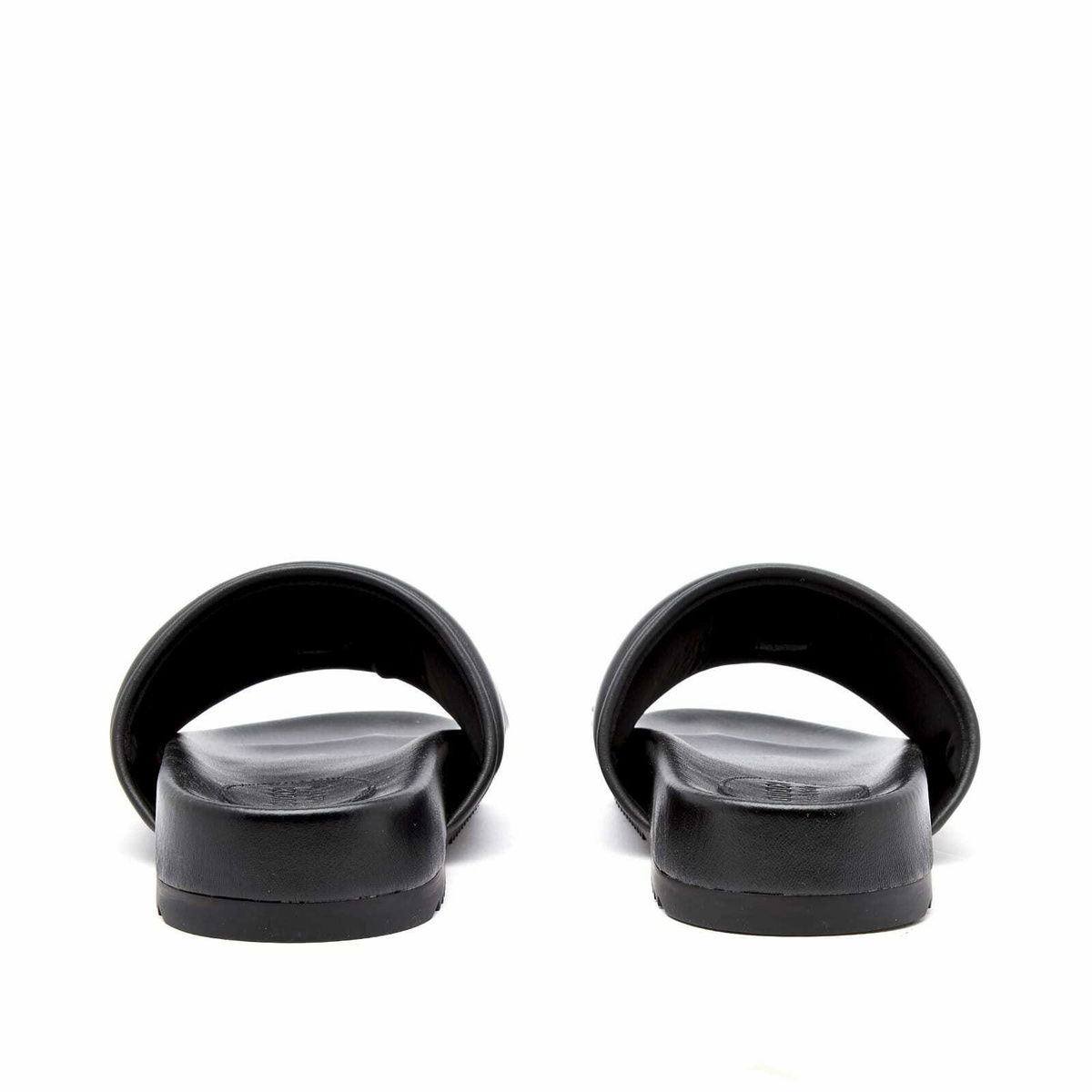 Gucci Men's Sideline Rubber Logo Slide in Black Gucci