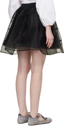 Cecilie Bahnsen Black CBcayla Miniskirt