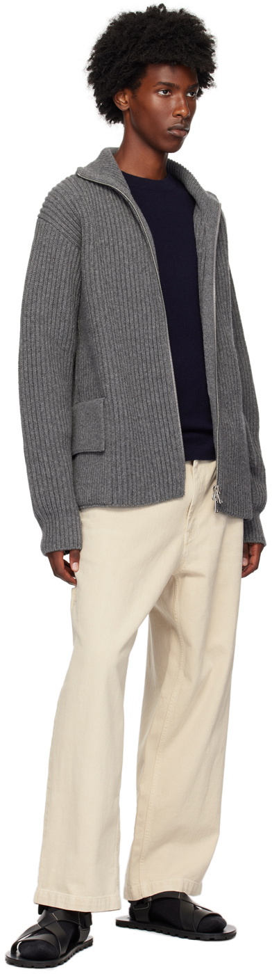 LISA YANG Navy Mason Sweater