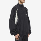 Balenciaga Men's Nylon Track Jacket in Black