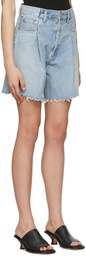 AGOLDE Blue Denim Shorts