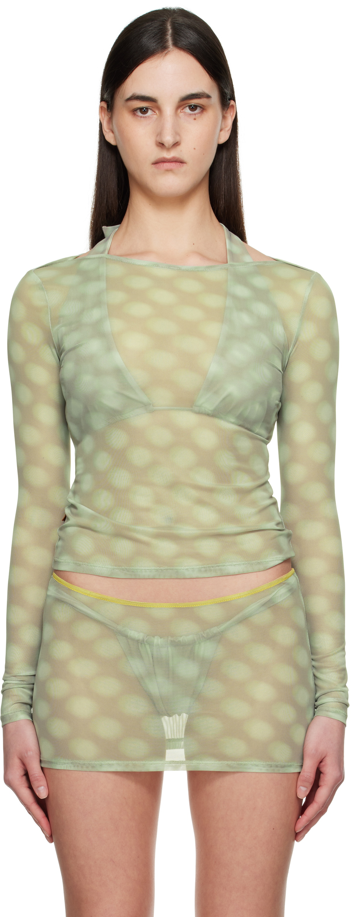 ★Miaou★ ホワイト Amelia Tシャツ Miaou White Amelia T-shirt Miaou