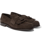 CHURCH'S - Oreham Suede Tasselled Loafers - Brown
