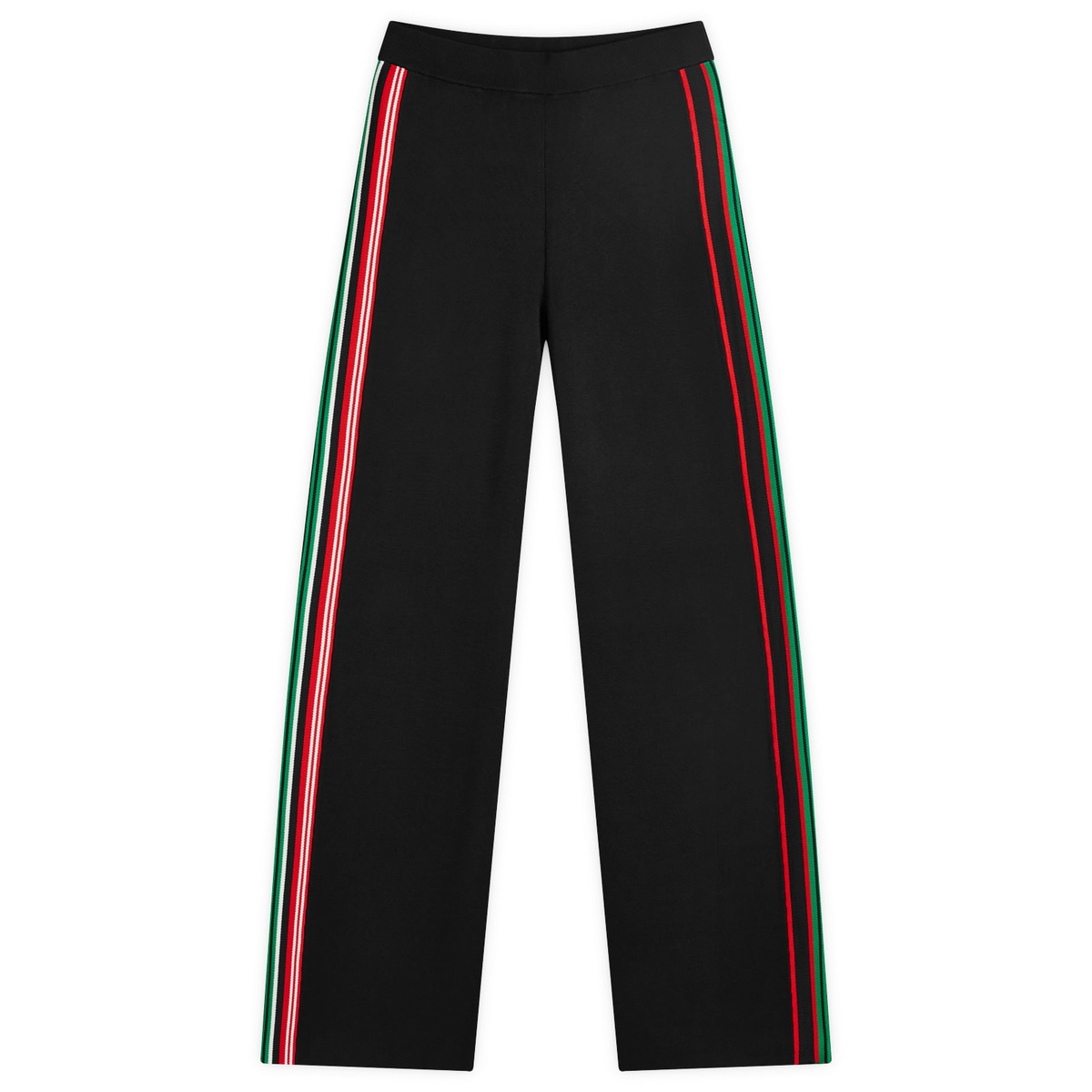 Paco Rabanne Women's Stripe Track Pants in Black Paco Rabanne
