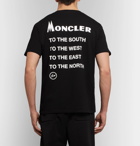 Moncler Genius - 7 Moncler Fragment Logo-Print Cotton-Jersey T-Shirt - Men - Black