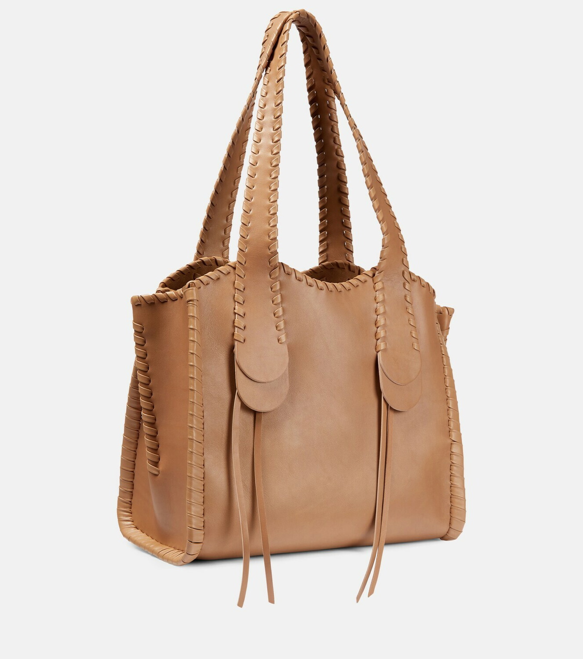 outlet【Chloe】Mony☆Chocolate レザー Medium トートバッグ Chloe - Mony Medium leather tote bag Chloe