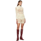 ISA BOULDER SSENSE Exclusive Off-White Biscuit Turtleneck