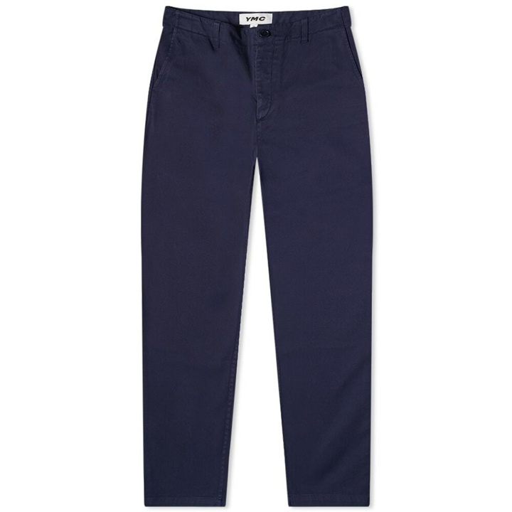 Photo: YMC Men's Twill Déjà Vu Trouser in Navy