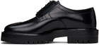 Maison Margiela Black Tabi Lace-Up Derbys