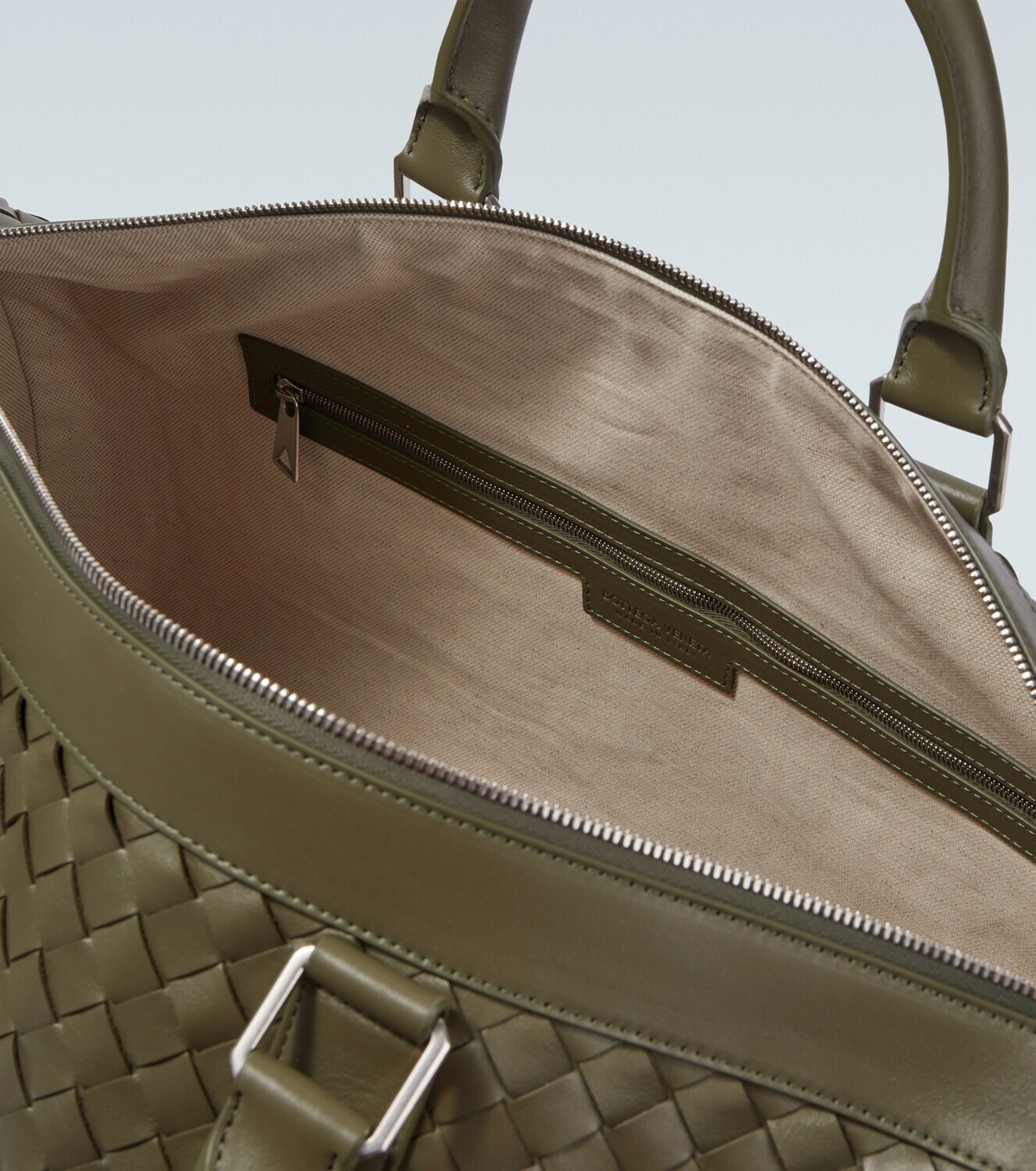 Bottega Veneta Intrecciato leather duffel bag